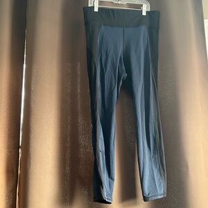 MICHI navy blue and black full length leggings. Size M.